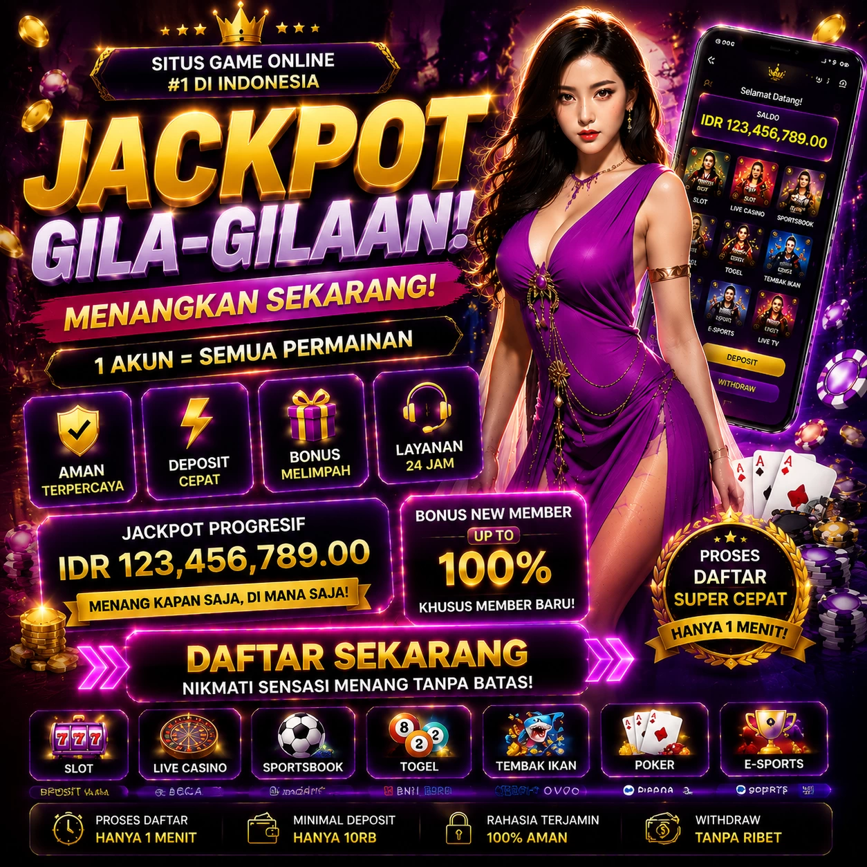 Main dultogelq.com Menang Jackpot Besar